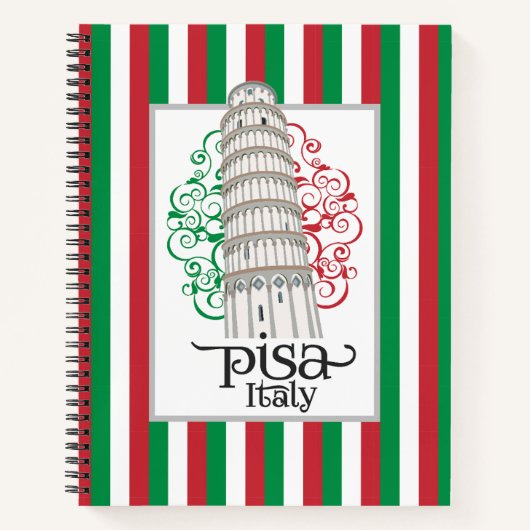 Carnet Conception de la tour penchée de Pise Italie (Devant)