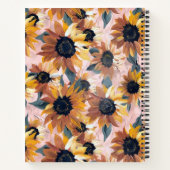 Carnet Conception de l'aquarelle de tournesol (Dos)