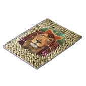 Carnet Conception de l'humour du lion Rastafarian-faune s (Côté gauche)