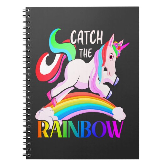 Carnet Conception de licorne arc-en-ciel Catch (Devant)