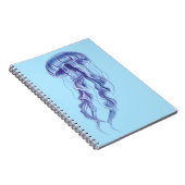 Carnet Conception de l'illustration de la méduse violette (Côté Droit)
