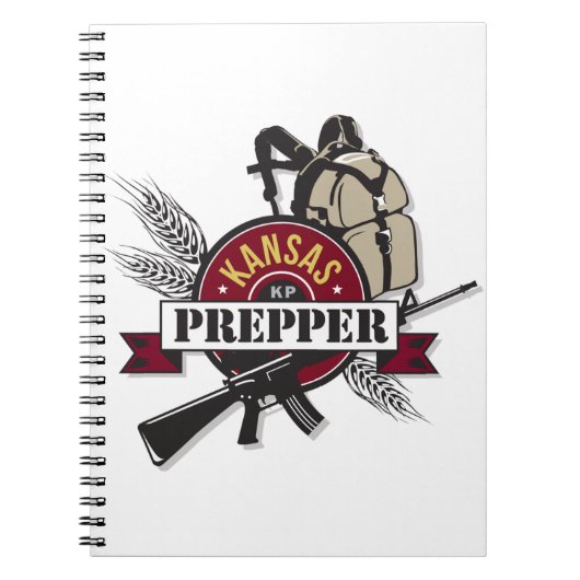 Carnet Conception de logo du Kansas Prepper (Devant)