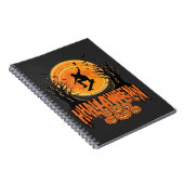 Carnet Conception de Lune de Skateboard Halloween Hallowe (Côté Droit)