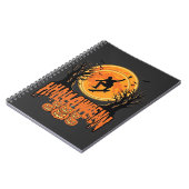 Carnet Conception de Lune de Skateboard Halloween Hallowe (Côté gauche)
