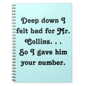 Carnet Conception de M. Collins (Devant)