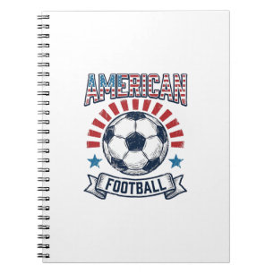 Carnet Conception de maillot de football américain vintag