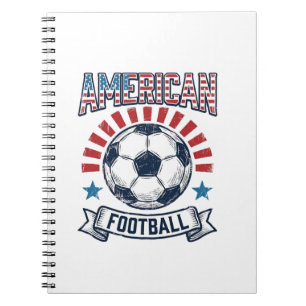 Carnet Conception de maillot de football américain vintag