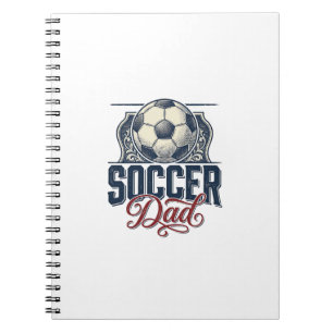 Carnet Conception de maillot de papa de football vintage_