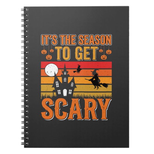 Carnet Conception de Maison Hantée Sorcière Halloween Eff (Devant)