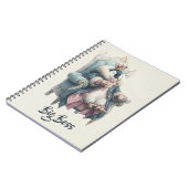 Carnet Conception de manchot Big Boss Winter (Côté gauche)