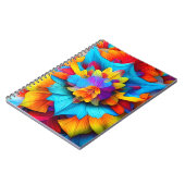 Carnet Conception de Mandala Florale colorée (Côté gauche)