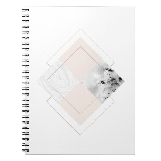 Carnet Conception de marbre géométrique (Devant)