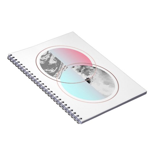 Carnet Conception de marbre géométrique de Scandi (Côté Droit)