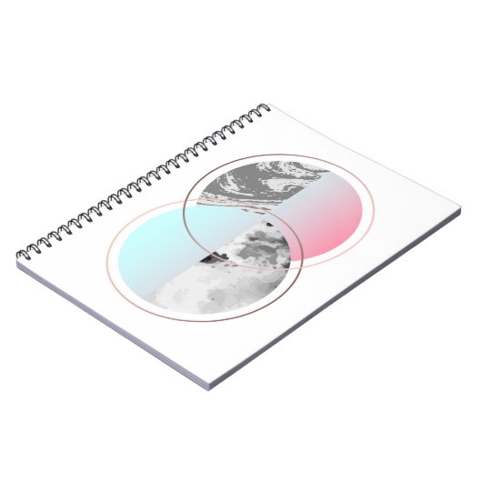 Carnet Conception de marbre géométrique de Scandi (Côté gauche)