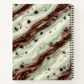 Carnet Conception de marbre Milkshake Menthe Chocolat (Dos)
