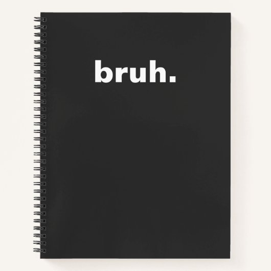 Carnet conception de minimalisme d'un mot (Devant)