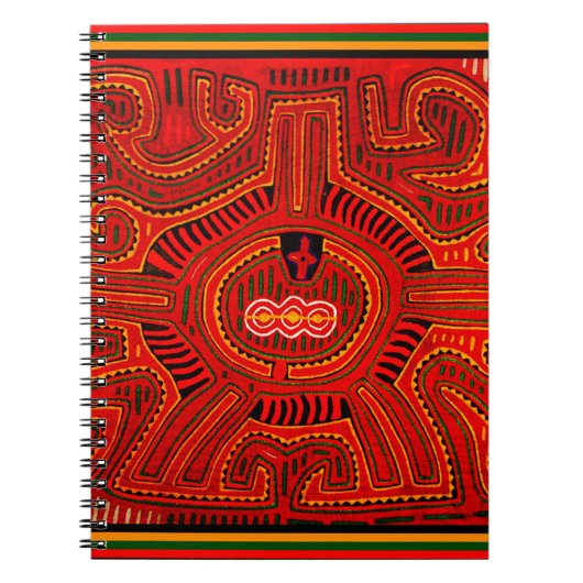 Carnet Conception de Mola par les Indiens San Blas (Devant)