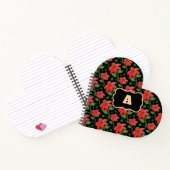 Carnet Conception de monogramme floral personnalisé | Fle (Intérieur)