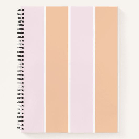 Carnet Conception de motif à rayures verticales de couleu (Devant)