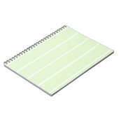 Carnet Conception de motif à rayures verticales de couleu (Côté gauche)