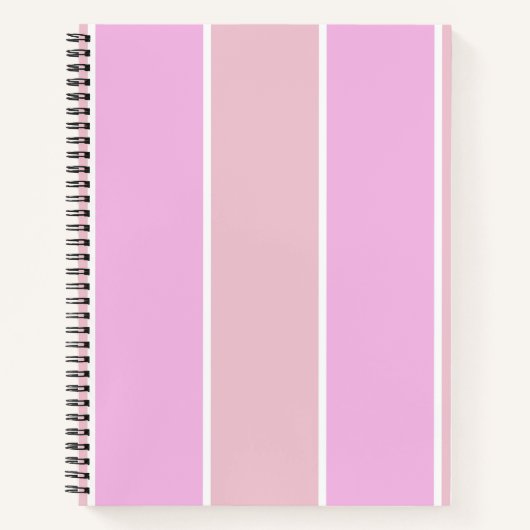 Carnet Conception de motif à rayures verticales de couleu (Devant)