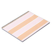 Carnet Conception de motif à rayures verticales de couleu (Côté gauche)