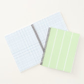 Carnet Conception de motif à rayures verticales de couleu (Intérieur)