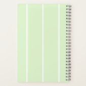 Carnet Conception de motif à rayures verticales de couleu (Verso)
