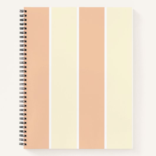 Carnet Conception de motif à rayures verticales de couleu (Devant)