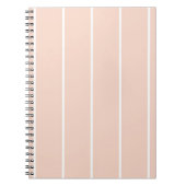 Carnet Conception de motif à rayures verticales de couleu (Devant)
