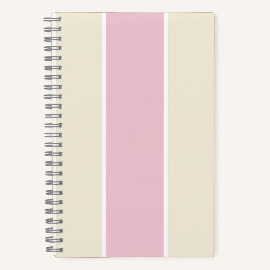 Carnet Conception de motif à rayures verticales de couleu (Recto)