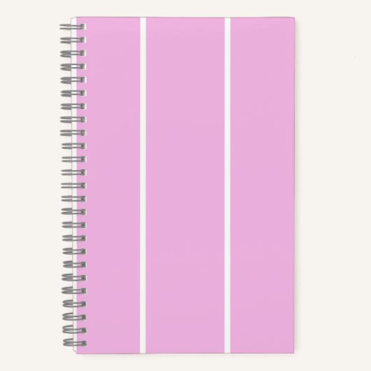 Carnet Conception de motif à rayures verticales de couleu (Recto)