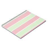 Carnet Conception de motif à rayures verticales de couleu (Côté gauche)