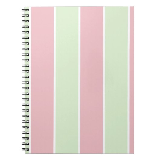Carnet Conception de motif à rayures verticales de couleu (Devant)