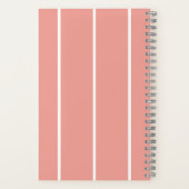 Carnet Conception de motif à rayures verticales de couleu (Verso)