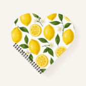 Carnet Conception de motif citron | Impression d'été frai (Devant)