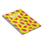 Carnet Conception de motif de tranche de pastèque réalist (Côté Droit)
