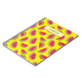 Carnet Conception de motif de tranche de pastèque réalist (Côté gauche)
