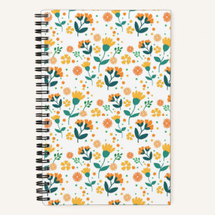Carnet Conception de motif floral plat-23102