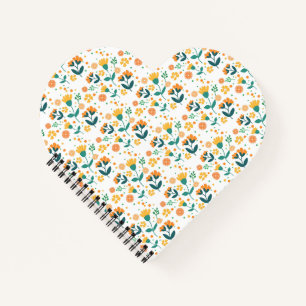 Carnet Conception de motif floral plat-23102