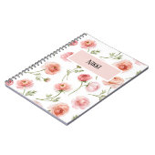Carnet conception de motif floral renoncule (Côté gauche)