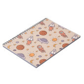 Carnet Conception de motif transparent d'espace extérieur (Côté gauche)