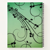 Carnet Conception de musique verte Notes Fantaisie (Dos)