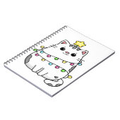 Carnet Conception de Noël de chat mignon  (Côté gauche)