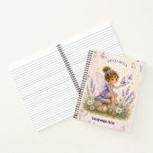 Carnet Conception de nom et de sujet de jardin de fée à l (Intérieur)