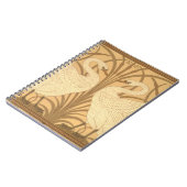 Carnet Conception de papier peint de cygne (Côté gauche)