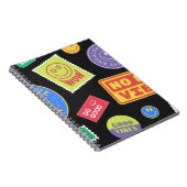 Carnet Conception de patchs cool tendance. Wi arrière - p (Côté Droit)