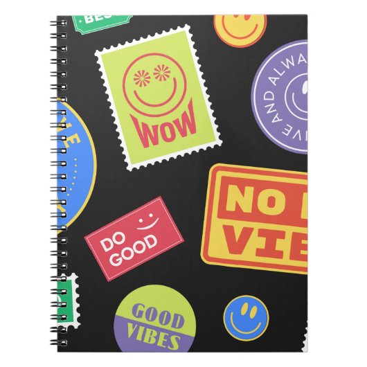 Carnet Conception de patchs cool tendance. Wi arrière - p (Devant)