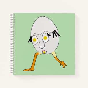 Carnet Conception de personnage d'œuf fantaisiste RG & RA