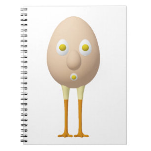Carnet Conception de personnage d'œuf fantaisiste RG & RA